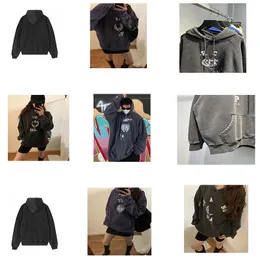 Män hoodie trendiga coola street bär grå hoodiemens designer hoodies essentialklädning hoodys kvinnor kläder mode gata slitage pullover hylsa vinter pullover