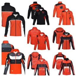 Осенне-зимний мотоциклетный свитер на молнии, пальто, мужская командная рабочая одежда, гоночный свитер для отдыха на открытом воздухе
