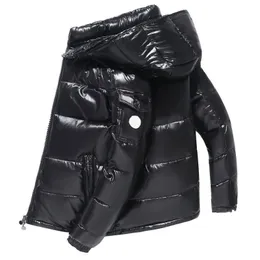 Winter Down Jacket för män och kvinnor utomhus varm kappa designer märke högklassig vit duck ner huva extremt kall trend mode ljus ansikte down jacka