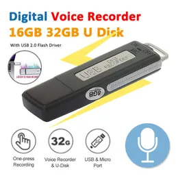 Digital Voice Recorder Mini U Disk USB Audio Dictaphone Long Soundby Запись OTG PEN MP3 -плеер для Android PC Business W0420
