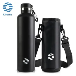 Garrafa térmica feijian garrafa térmica de aço inoxidável 1000ml garrafa esportiva vácuo isolado garrafa de água à prova de vazamento bpa livre 231120