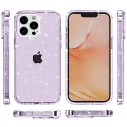 iPhone 15 Pro Max 14 13 12 Pro Plus Samsung A53 A73 S23 S22 Ultra clear Shockproof Protective Shiny Coverのためのキリッタースパークルブリング透明な電話ケース