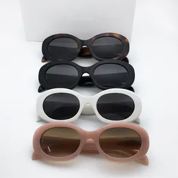 Novo designer de moda 40194 óculos de sol para mulheres vintage charmoso óculos de armação redonda verão moderno estilo versátil de alta qualidade anti-ultravioleta vem com estojo