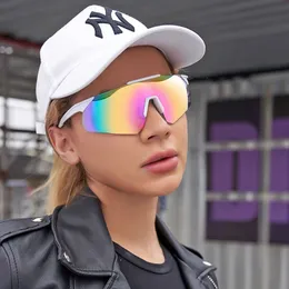 Colorful cycling women's sense ins - lenses outdoor sports sunglasses men's fashion