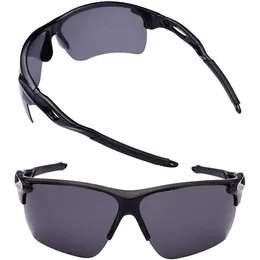 2 pares de gafas de sol de envoltura deportiva polarizada extra grande para hombres con cabezas grandes
