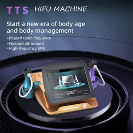 Nyaste 8 patroner Intensitet Fokuserad ultraljud RF EMS Anti Wrinkle Face Lift Hud Drawing Body Slimming HIFU 10D 12D HIFU Beauty Machine