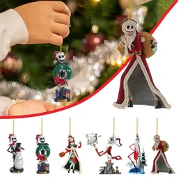 Christmas Decorations Sally Jack Skelton Nightmares before acrylic characters hanging Years gifts and party supplies 231121