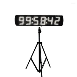 Настенные часы 5 дюймов светодиодные консервы и гонка на гонке с гонкой Dog Clock
