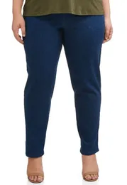 Yoga Women is Plus Size Pull on 2-Pocket Stretch Woven Pants, Also in Petite