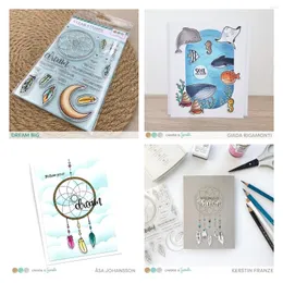 Geschenkverpackung Klar Traum Große Muster Briefmarken Ankunft 2023 Diy Formen Scrapbooking Papierherstellung Schnitte Handwerk Vorlage Handgemachte Karte