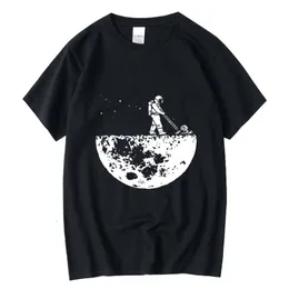 Männer T-Shirts XIN YI T-Shirt Hohe Qualität 100 Lustige Baumwolle Lunar Cleaner Druck Sommer lässig cool locker O-Ansatz Männer T-Shirt männliche Oberteile 230421