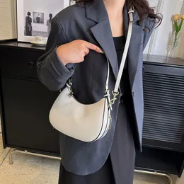 Moda versátil tecido alça de ombro nas axilas bolsa grande capacidade retro impressão casual bolsa de ombro