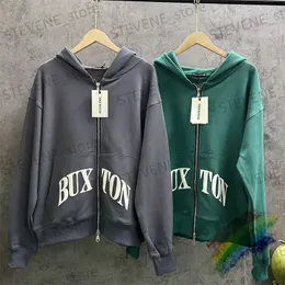 Męskie bluzy bluzy Puff Print Cole Buxton Zippe z kapturem mężczyzn mężczyzn Mężczyzn Kobiet Cardigan Washed Oversiase Pullovers T231121