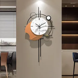 Wall Clocks Fashion Large Clock Living Room Art Nordic Luxury Silent Creative Mechanism Modern Design Reloj Pared Home Decor