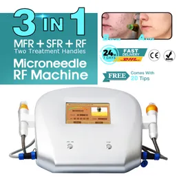 2024 Fraktionell mikronedle RF rynka borttagning Ansikt Lyftande Medicinsk skönhetsutrustning Ance Therapy Professional Microneedling Machine