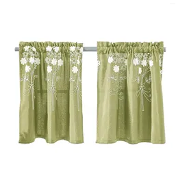 Curtain 1pc Blinds Bedroom Blackout Jacquard Noise Reducing Modern Living Room Shades Floral Home Decor Exquisite Embroidery