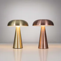 مصابيح التصميم الدنماركي تقليد COMO SC53 Touch Dimmable LED Cordless Mushroom Table Lamp