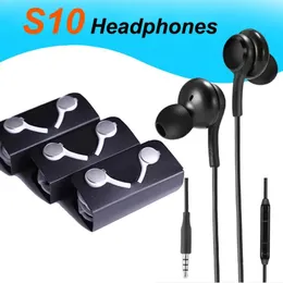 سماعات أذن سماعات الأذن الأصلية S10 SPHENTS MIC Remote لـ Samsung S10E S10P S9 S8 S7 Plus لـ Jack in Ear Wired 3.5mm EO-IG955