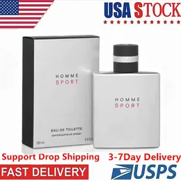 3-6 gün içinde ABD'ye ücretsiz gönderim orijinal 100ml erkekler seksi parfümler sprey uzun ömürlü erkek antiperspirant parfumlar erkekler için