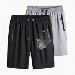 Pantaloncini da uomo Uomo alla moda Estate Tinta unita Sport Allenamento con coulisse Corsa Abbigliamento quotidiano