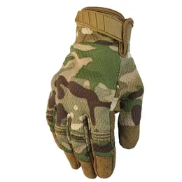 Sports Gloves Outdoor Tactical Men Women Touch Screen Full Finger Camouflage Bicycle Mountain Climbing Fighting Hunting Mittens