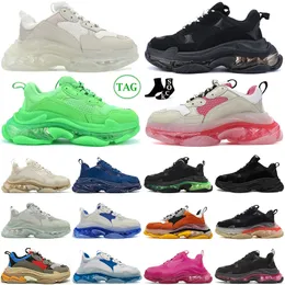 scarpe triple s sneakers firmate casual uomo donna piattaforma suola chiara nero bianco grigio rosso blu neon verde beige rosa uomo donna scarpe da ginnastica all'aperto hotsale