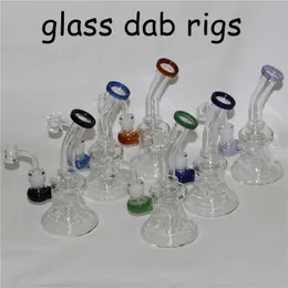 Tjock Bong Dab Rig Matrix Perc Honeycomb Water Pipe Bongs Glass Pipes Oil Rigs Heady Bubbler Ash Catcher Wax Quartz Banger Bowl