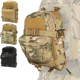 Zaino Militare Mini Borsa per l'idratazione Zaino per l'idratazione Assalto Molle Pouch Tattico Sport all'aria aperta Borse per l'acqua Camouflage Uomo Sacco da campeggio 231120