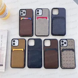 iPhone 15 14 Plus 13 12 11 Pro Max XS XR 8 7 Plus Leather TPU Back Protection Cover Samsung S23 S22 S21 S20 ULTRA NOTE 20 10 10 10のトップトレンディフラワーレターデザイナー電話ケースケース