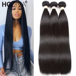 Hair Bulks Brazilian Straight Bundles 34 Stück Human 10A 832 Zoll s für schwarze Frauen 230420