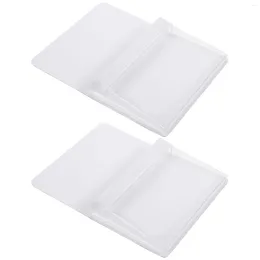 Envoltório de presentes 2 PCS Caso de Quadro Magnético Branco Geladeira Whiteboard Titulares Sacos Armário Escola Arquivo Pvc Organizadores de Parede Escritório