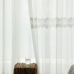 Perde Perdeler Oturma Odası Yemek Yatak Odası Suyu Çözünür İçi Boş Gezsi Beyaz Nakış Pencere Ekranı Sıcak Bej Screen-Xj
