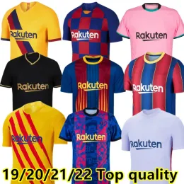 5a+ futbol 19 20 21 22 Man Retro Barcelona Puyol A.iniesta Xavi Messis Soccer Jerseys Home Pique Suarez Vintage Classic Football T Shirt