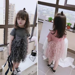 Girl Dresses Girl's 2023 Summer Baby Dress Beautiful Fashion Chinese Style Straight Cotton Children's Soft Clothes