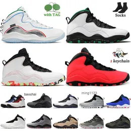 2023 NEW 10 10S EMBER GLOW MEN SADSAY SHAYS WINGS SEATTER OVO OVO White Chicago Smoke Gray GS Fusion Red Westbrook Class Off Mens