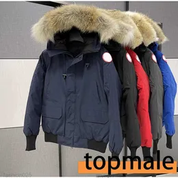 Canadian Men Flight Jackets Down Jacket Canda Goose Winter Warm Thick Coat Hooded Parkas Letter Patch Zipper Pockets Outwear Designer WomenHC8D