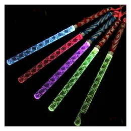 Party Decoration 26Cm Acrylic Led Glowing Magic Wands Sticks Toy Concert Bar Flashing Light Up Toys Supplies Za1178 Drop Delivery Ho Dhbce