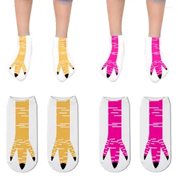 Women Socks Feet Feet Cotton Short Fashion Trend Funder Casual Carvey Comple
