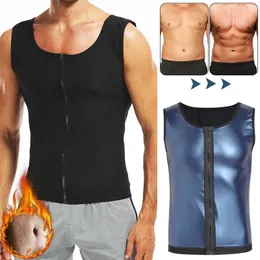 Waist Tummy Shaper Men Abdomen Reducer Body Shaper Promote Sweat Sauna Vest Fitness Waist Trainer Belly Slimming Shapewear Fat Corset Top 231120