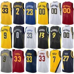 Drukuj koszykówka młodzież Aaron Nesmith Jerseys 23 City Tyrese Haliburton 0 Myles Turner 33 Andrew Nembhard 2 TJ McConnell 9 NWORA 13 Bennedict Mathurin 00 Sale zespołu