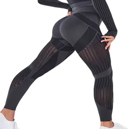 Trening jogi legginsy bezproblemowe spodnie do jogi wysoko pasażerowe podnoszenie tyłków puste booty spodnie rajstopy odzieżowe rajstopy