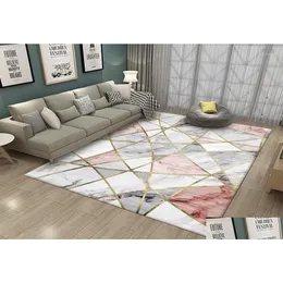 Carpets Nordic Marble Carpet For Living Room Area Rugs Antislip Badroom Large Rug Coffee Table Mat Bedroom Yoga Pad Home Decor11609840 Dhzwi