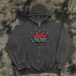 2023 New JNCO Embroidered Zipper Vintage Hoodies For Men And Women