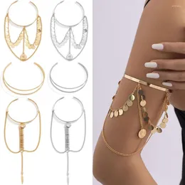 Bangle Boho سلسلة شرابات ARM ARM BACELT العلوي الكفة النطاق المفتوح ARMLET ARMLET ARMLET ARMLE