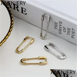 Clip-On-Ohrringe aus 925er-Sterlingsilber mit Schraubverschluss für Damen und Herren, Fischion, goldfarben, Kreativität, Schmuck S-E143 Dhgarden Otfme