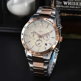 Topmerk horloges heren herenhorloges zes naalden quartz horloge 1853 luxe polshorloge stalen band mode PRX designer horloges armband tis010