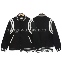 Herrenjacken Rhude Mens Varsity Jacket Y2k American Baseball Letterman Jacket Womens Coat Verfügbar 613 176