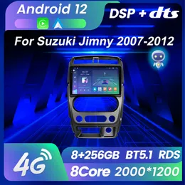 M6 Pro Qled Android 12 Car DVD Radio stereo dla Suzuki Jimny 2007-2012 Multimedia Video Player Nawigacja GPS Carplay Auto DSP 2din