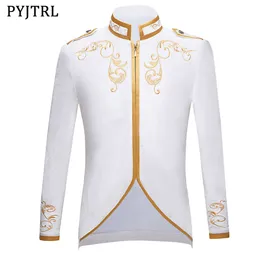 Party Show sweat suits for men Blazers Suit Coat Palace Prince Gold Embroidered Jacket Singer Performance