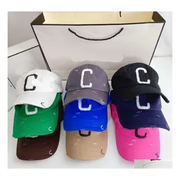 Ball Caps Street Fashion Baseball Cap for Man Woman Sports Sports 8 Color Beanie Casquette Chapéus ajustáveis ​​Droga Droga Droga Dhbki